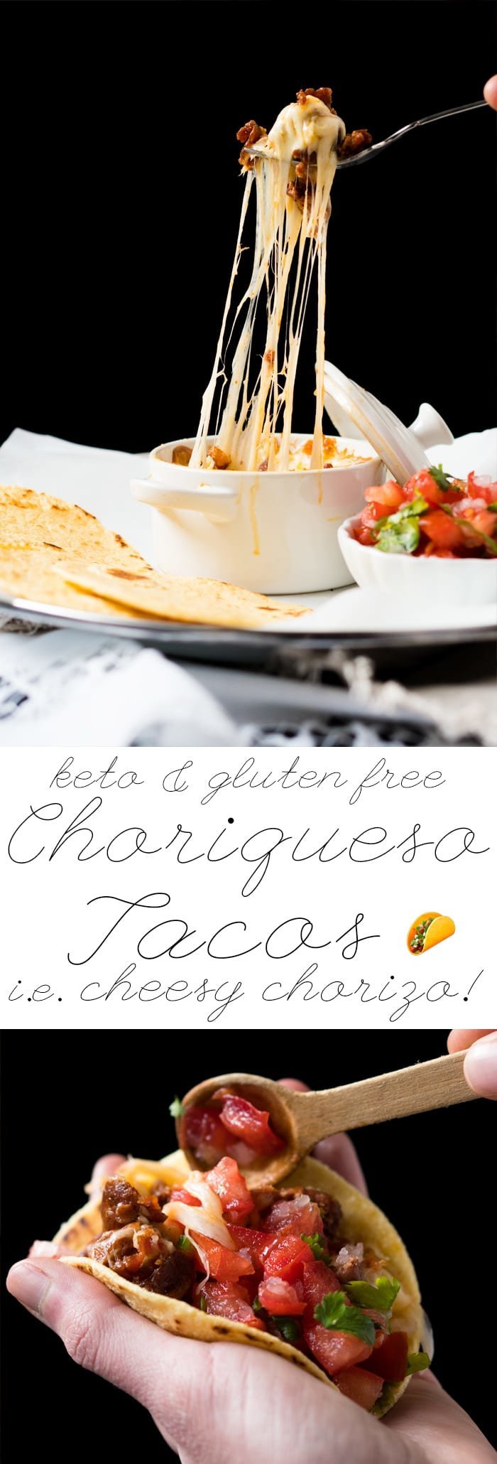 Keto Chorizo Tacos i.e. Mexican Choriqueso! 🌮 #ketotacos #ketochorizo #choriqueso 