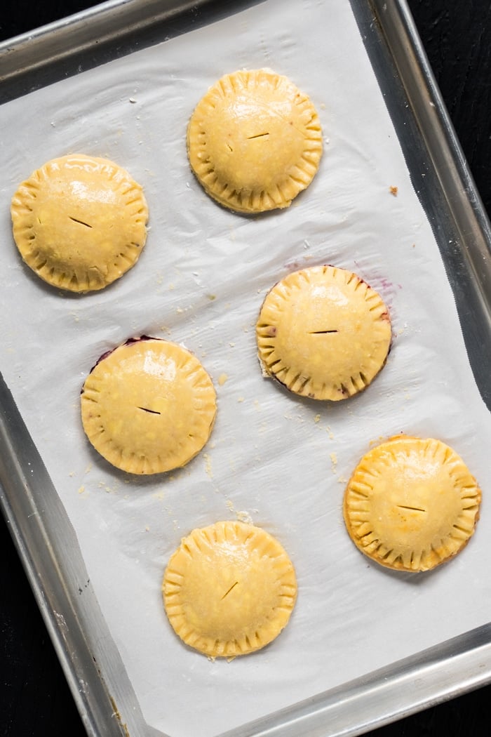 Unbaked low carb & keto hand pies