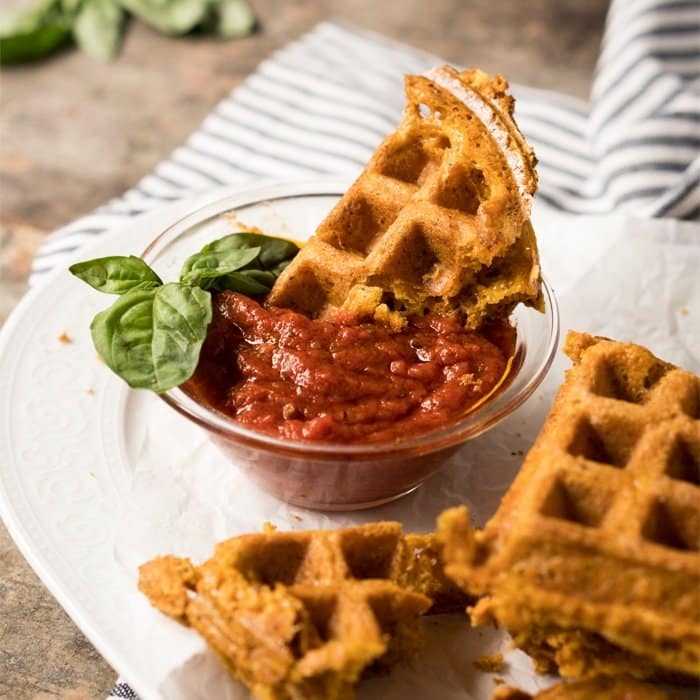 (1g net carb!) Gluten Free, Low Carb & Keto Grilled Cheese Waffles #keto #glutenfree #lowcarb #healthyrecipes #waffles #grilledcheese