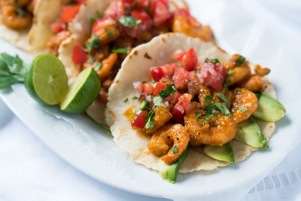 Keto & Gluten Free Real Mexican Shrimp Tacos 🌮 3g net carbs per taco! 
