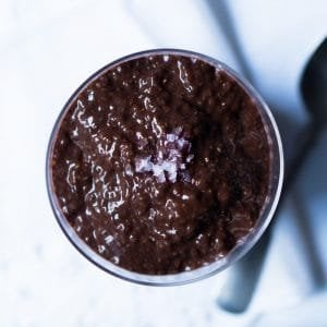 Keto Chocolate Peppermint Chia Pudding 🍃#ketopudding #ketochocolate