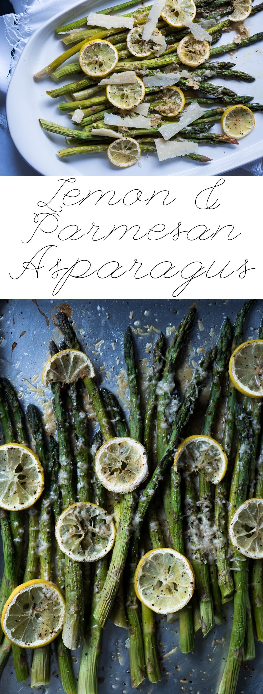 Lemon & Parmesan Roasted Asparagus 🍋 gluten free & keto