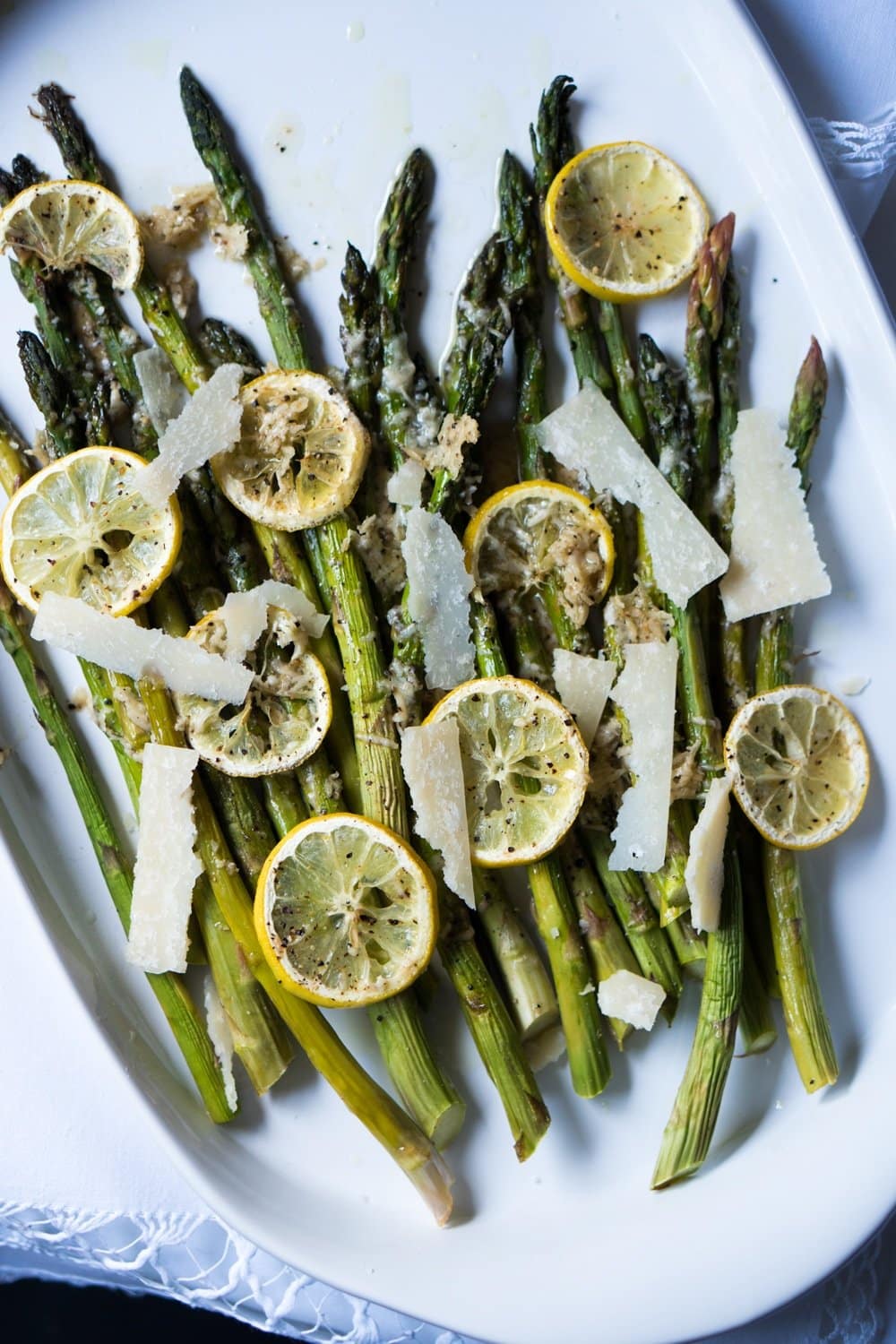 Lemon & Parmesan Roasted Asparagus 🍋 gluten free & keto