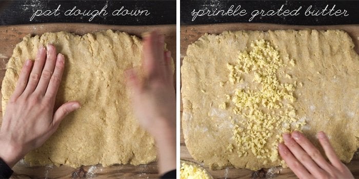 How to do a letter fold for keto biscuit dough