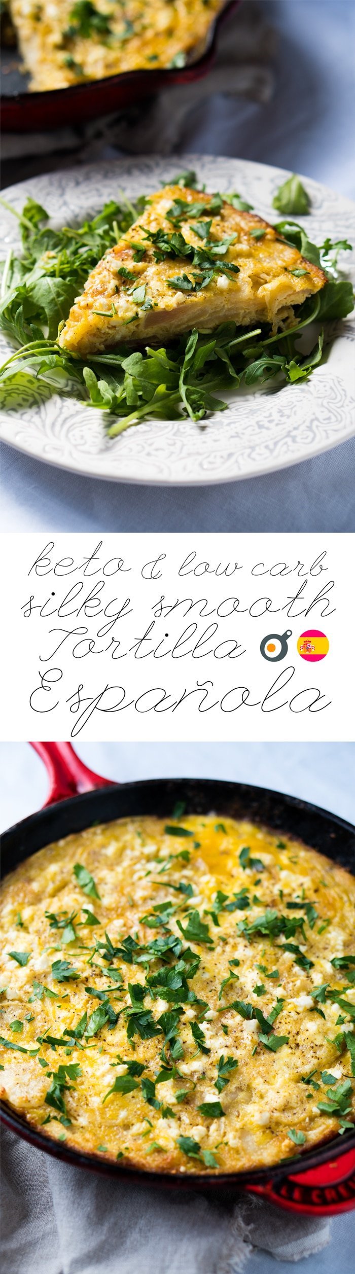 Low Carb & Keto Tortilla Española 🍳🇪🇸 Silky Smooth! #keto #ketobreakfast