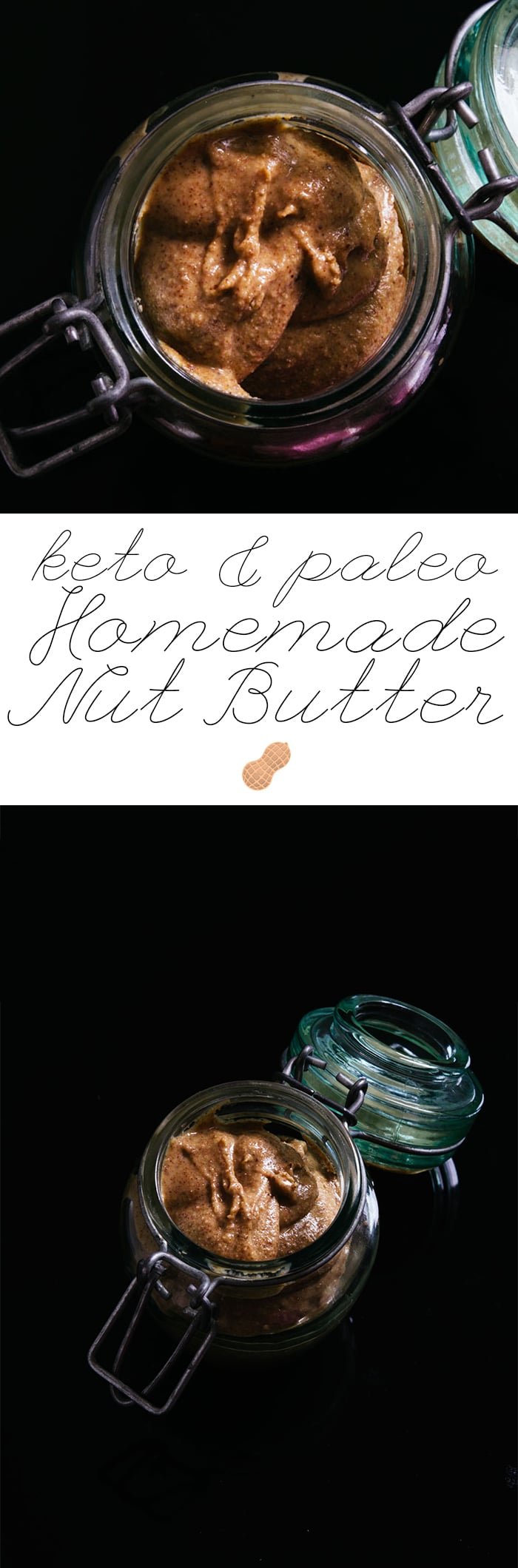 Paleo & Keto Homemade Nut Butter 🥜 #ketopeanutbutter #ketoalmondbutter